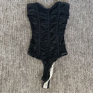 🦋 black dancer body suit size small
